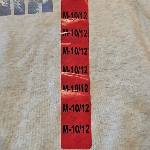 N Gray Puma Sweat Shirt Size M-10/12 - Picture 4 of 9